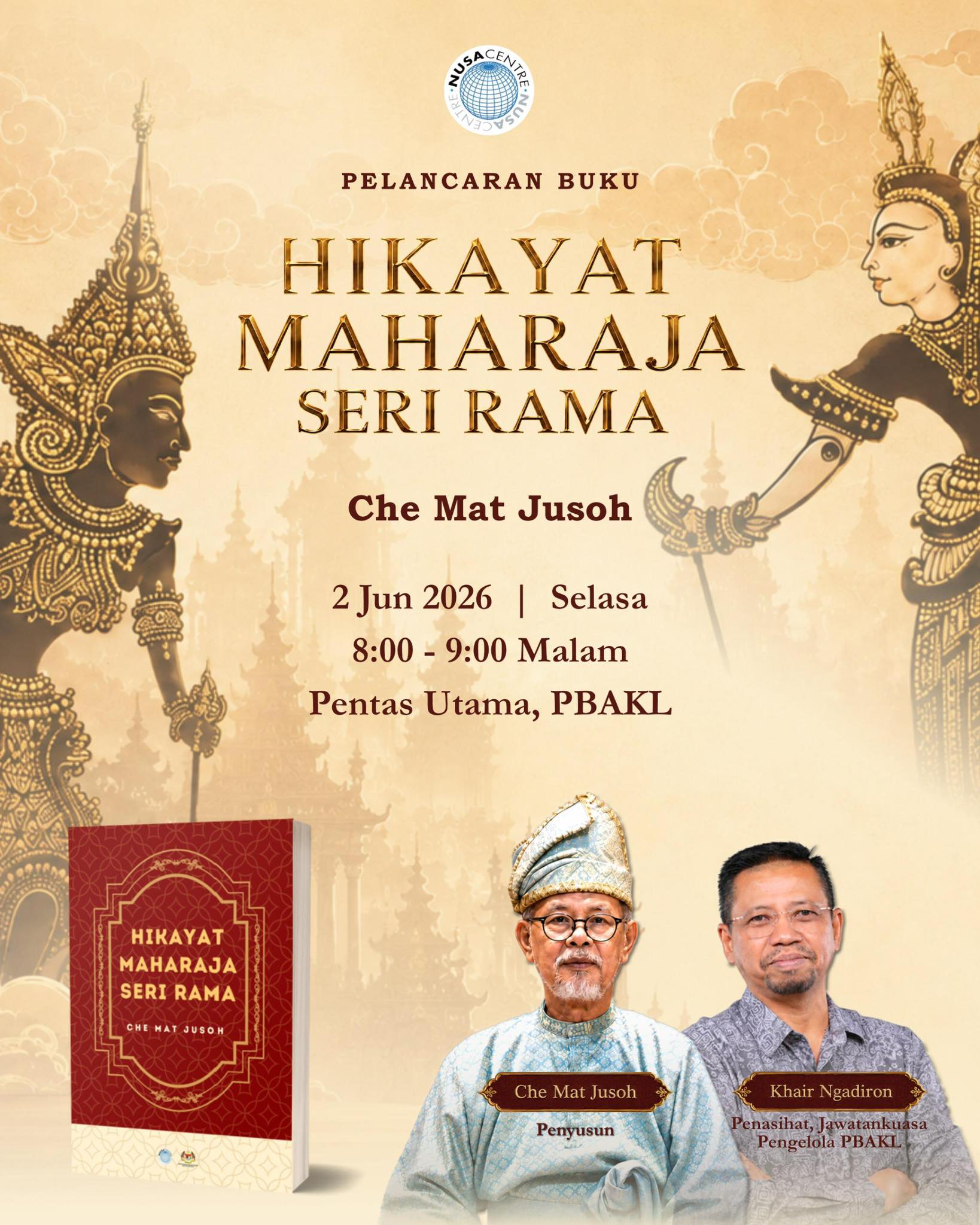 Hikayat Maharaja Seri Rama bakal dilancarkan di PBAKL 2026 - Titik Baca